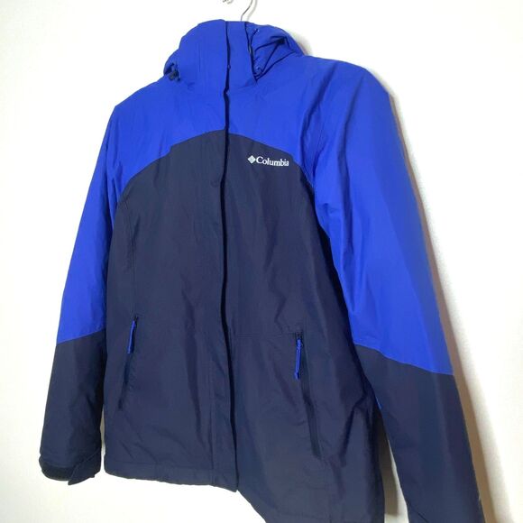 Columbia Womens Blue Bugaboo™ II Fleece Interchange Colorblock Gorpcore Jacket M - Picture 9 of 16